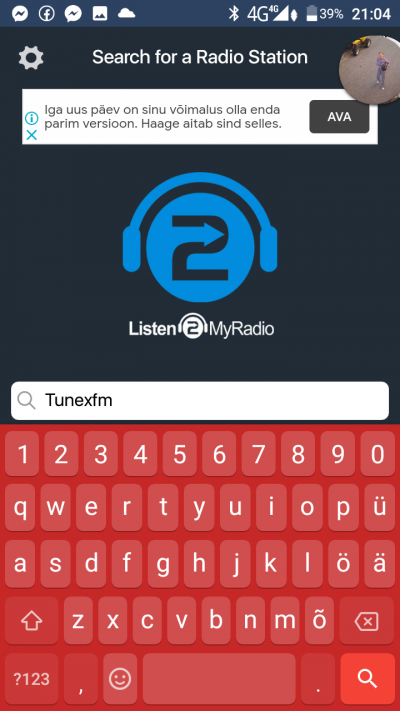 Listen2MyRadio app search Tunexfm
